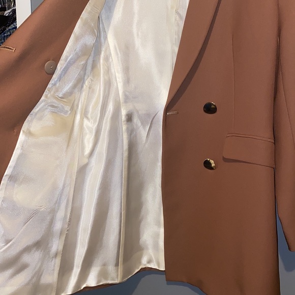Brown Zara blazer coat/ Blazer Dress - Picture 11 of 12